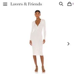 Kenny Midi Dress Ivory